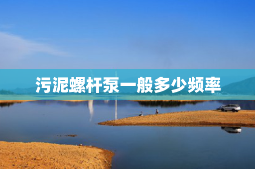 污泥螺杆泵一般多少频率