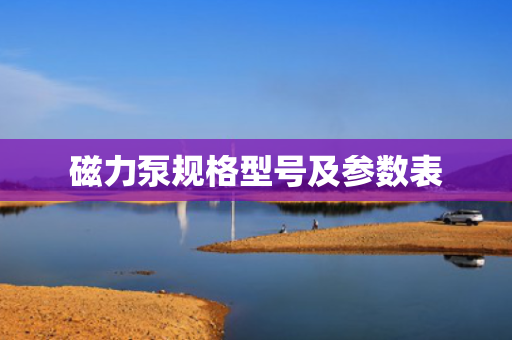 磁力泵规格型号及参数表