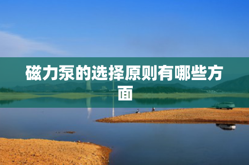 磁力泵的选择原则有哪些方面