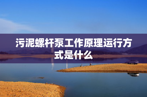 污泥螺杆泵工作原理运行方式是什么 污泥螺杆泵工作原理运行方式是什么