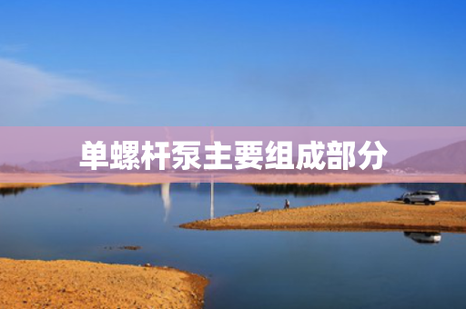 单螺杆泵主要组成部分